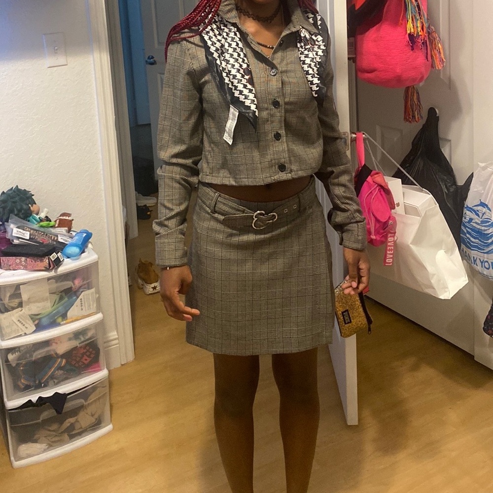 Skirt and jacket